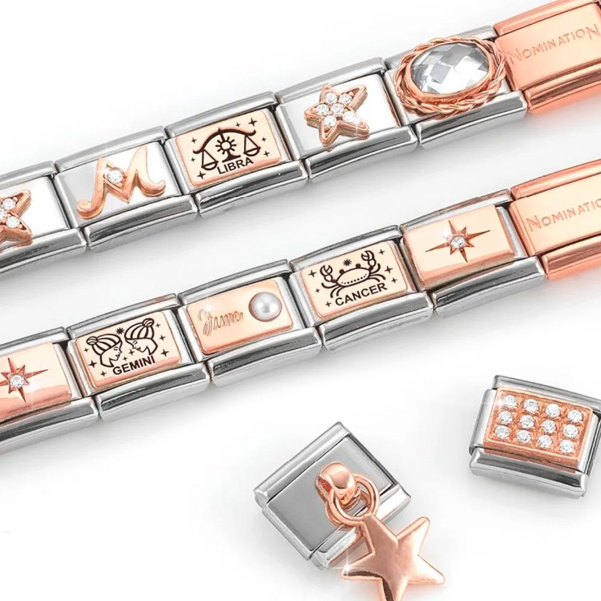 9ct Rose Gold Nomination Charms