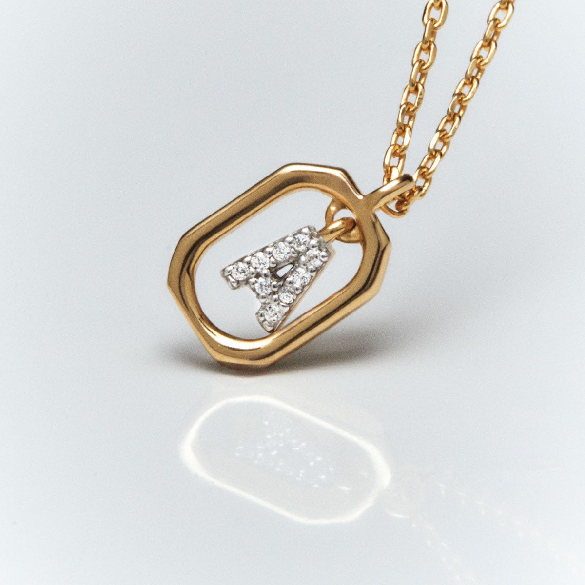  PDPAOLA Gold Letter Necklaces